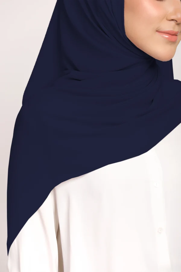 BLUEBERRY | TRAVEL Shawl Magnetic Textured Chiffon Ironless - 2 Meters - Image 4