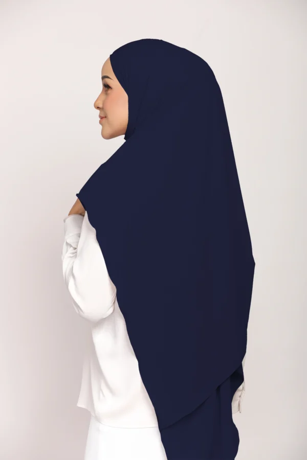 BLUEBERRY | TRAVEL Shawl Magnetic Textured Chiffon Ironless - 2 Meters - Image 2