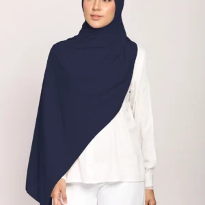 BLUEBERRY | TRAVEL Shawl Magnetic Textured Chiffon Ironless - 2 Meters