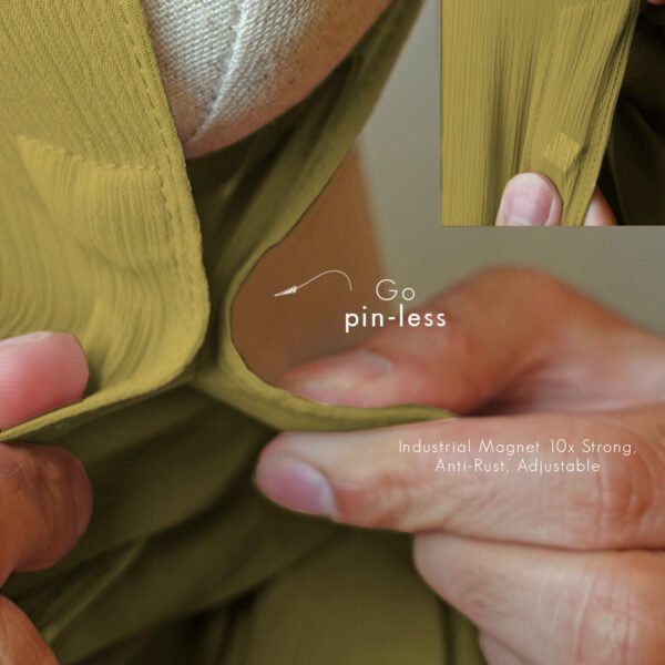 KIWI | TRAVEL Shawl Magnetic Textured Chiffon Ironless - 2 Meters - Image 3